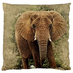 Elephant Animal Art Abstract Standard Flano Cushion Case (one Side)