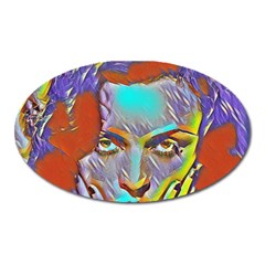 Femm Fatale Oval Magnet by NouveauDesign