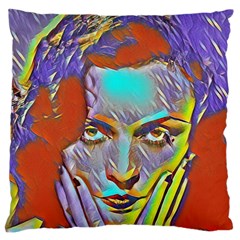 Femm Fatale Large Cushion Case (two Sides) by NouveauDesign