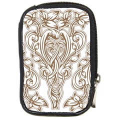 Beautiful Gold Floral Pattern Compact Camera Cases