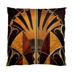 Art Deco Gold Standard Cushion Case (two Sides) by NouveauDesign