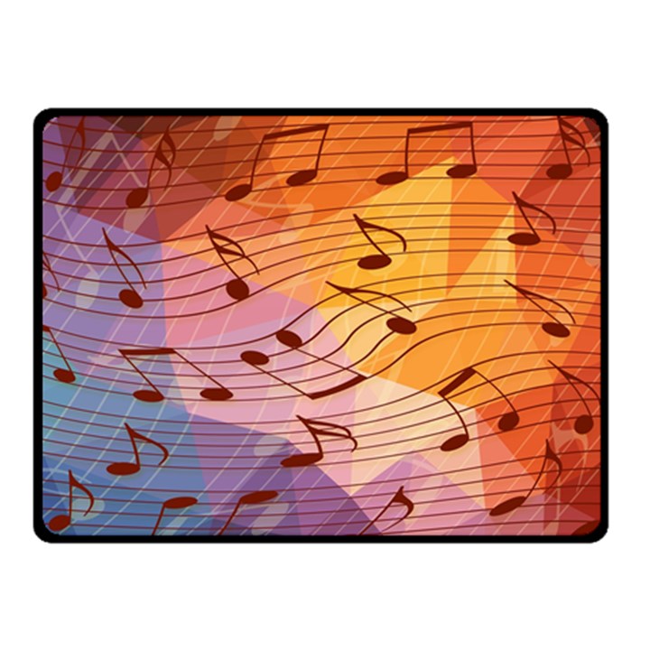 Music Notes Fleece Blanket (Small)