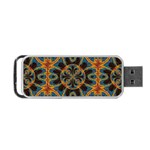 Tapestry Pattern Portable USB Flash (Two Sides) Back