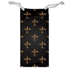Fleur De Lis Jewelry Bag by NouveauDesign