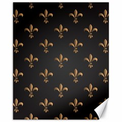 Fleur De Lis Canvas 16  X 20   by NouveauDesign