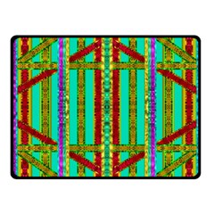 Gift Wrappers For Body And Soul In  A Rainbow Mind Fleece Blanket (small) by pepitasart