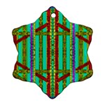 Gift Wrappers For Body And Soul In  A Rainbow Mind Ornament (Snowflake) Front