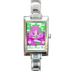 Fujoshi Rectangle Italian Charm Watch by psychodeliciashop