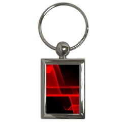 Background Light Glow Abstract Art Key Chains (Rectangle) 