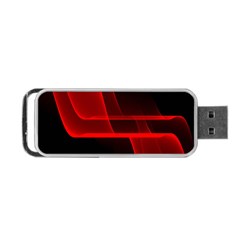 Background Light Glow Abstract Art Portable USB Flash (One Side)