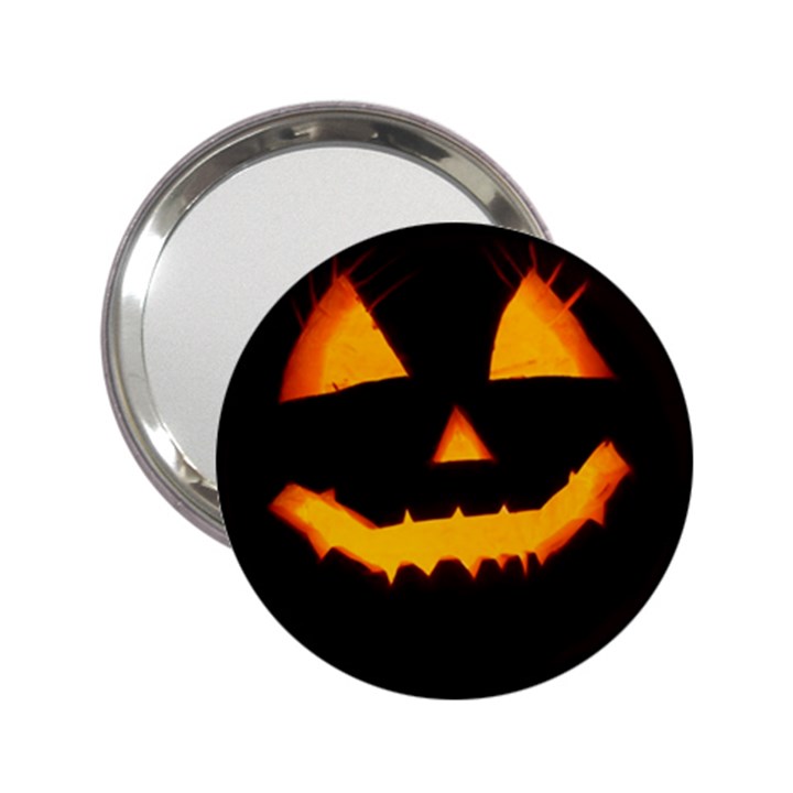 Pumpkin Helloween Face Autumn 2.25  Handbag Mirrors