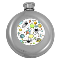 Sketch Set Cute Collection Child Round Hip Flask (5 oz)