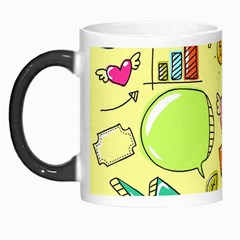 Cute Sketch Child Graphic Funny Morph Mugs by Celenk