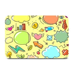 Cute Sketch Child Graphic Funny Plate Mats