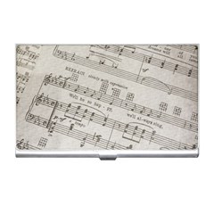 Sheet Music Paper Notes Antique Business Card Holders by Celenk