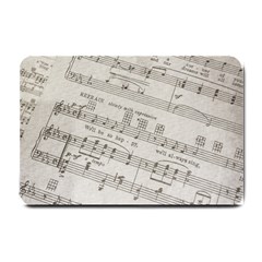 Sheet Music Paper Notes Antique Small Doormat  by Celenk