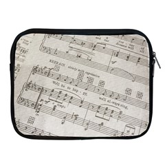 Sheet Music Paper Notes Antique Apple Ipad 2/3/4 Zipper Cases by Celenk