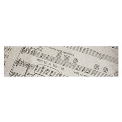 Sheet Music Paper Notes Antique Satin Scarf (oblong) by Celenk