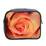 Rose Orange Rose Blossom Bloom Mini Toiletries Bag 2-Side Back