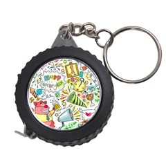 Doodle New Year Party Celebration Measuring Tape