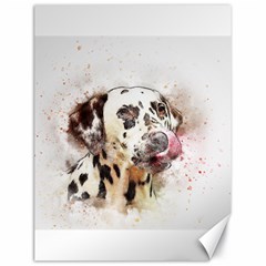 Dog Portrait Pet Art Abstract Canvas 18  X 24   by Celenk