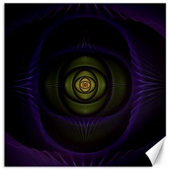Fractal Blue Eye Fantasy 3d Canvas 12  X 12  