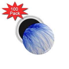 Spring Blue Colored 1 75  Magnets (100 Pack)  by Celenk