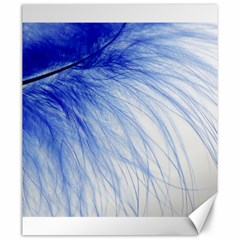 Spring Blue Colored Canvas 20  X 24   by Celenk