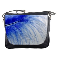 Spring Blue Colored Messenger Bags by Celenk