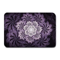 Fractal Floral Striped Lavender Plate Mats