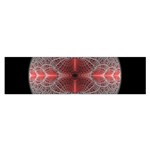 Fractal Diamond Circle Pattern Satin Scarf (Oblong) Front