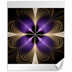 Fractal Glow Flowing Fantasy Canvas 16  x 20  