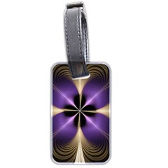 Fractal Glow Flowing Fantasy Luggage Tags (Two Sides)