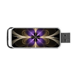 Fractal Glow Flowing Fantasy Portable USB Flash (Two Sides)