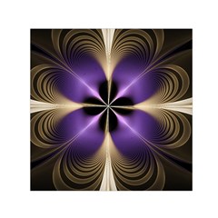 Fractal Glow Flowing Fantasy Small Satin Scarf (Square)