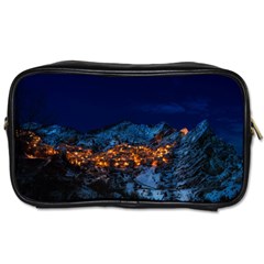 Castelmezzano Italy Village Town Toiletries Bags 2-side by Celenk