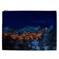 Castelmezzano Italy Village Town Cosmetic Bag (xxl)  by Celenk