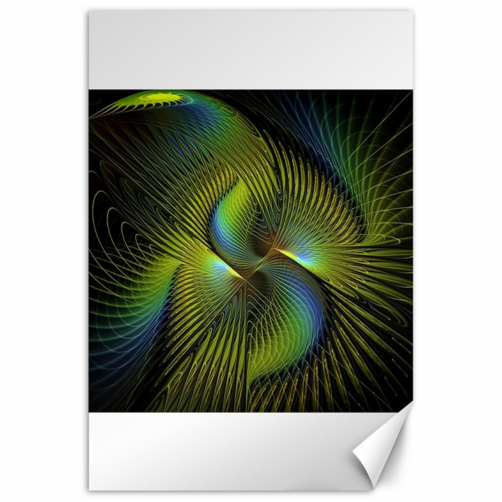 Fractal Abstract Design Fractal Art Canvas 20  x 30  