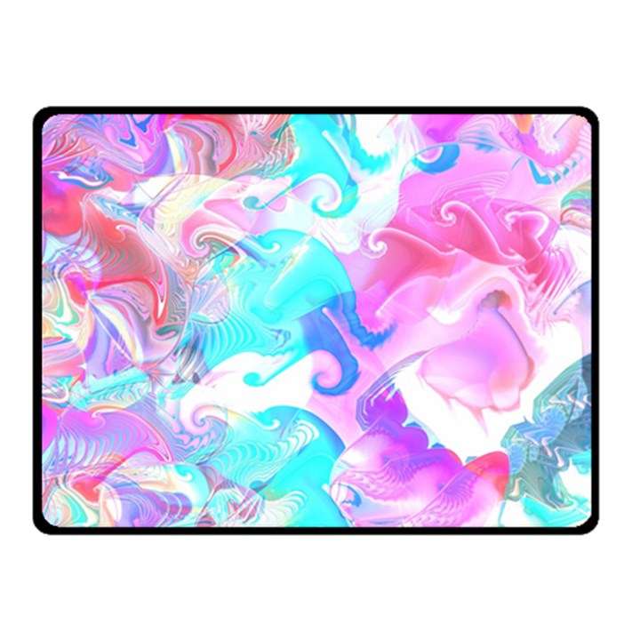 Background Art Abstract Watercolor Fleece Blanket (Small)