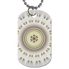 Mandala Fractal Decorative Dog Tag (one Side) by Celenk