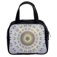 Mandala Fractal Decorative Classic Handbags (2 Sides) by Celenk