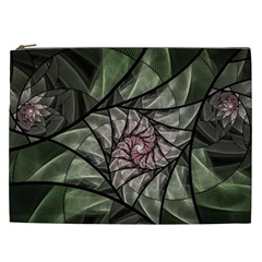 Fractal Flowers Floral Fractal Art Cosmetic Bag (xxl)  by Celenk