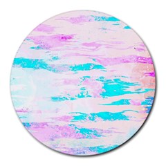 Background Art Abstract Watercolor Round Mousepads