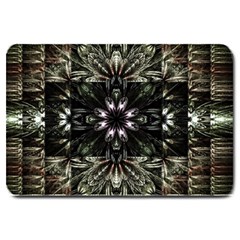 Fractal Design Pattern Texture Large Doormat 