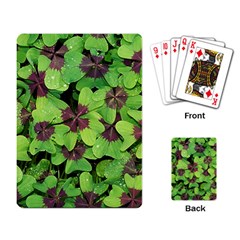 Luck Klee Lucky Clover Vierblattrig Playing Card