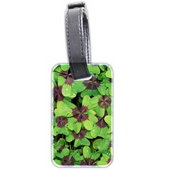 Luck Klee Lucky Clover Vierblattrig Luggage Tags (Two Sides)