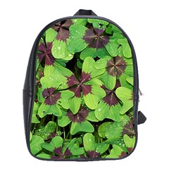 Luck Klee Lucky Clover Vierblattrig School Bag (XL)