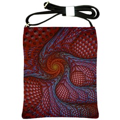 Fractal Red Fractal Art Digital Art Shoulder Sling Bags