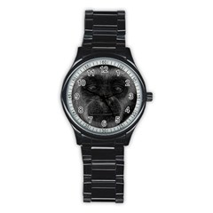 Gibbon Wildlife Indonesia Mammal Stainless Steel Round Watch by Celenk