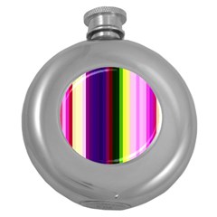 Abstract Background Pattern Textile 2 Round Hip Flask (5 Oz) by Celenk